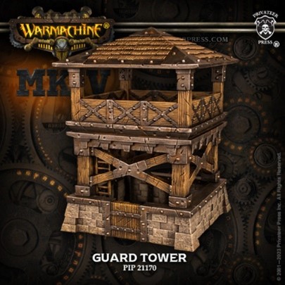 Warmachine Guard Tower model